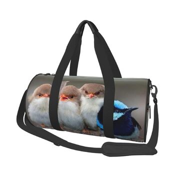 Велика дорожня сумка Квітка Мигдалю Легка та міцна Ідеальний подарунок для походів, відпусток, ділових поїздок та іншого, Vier Vgel, Універсальний розмір