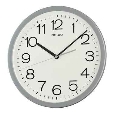 Настінний годинник Seiko, сірий