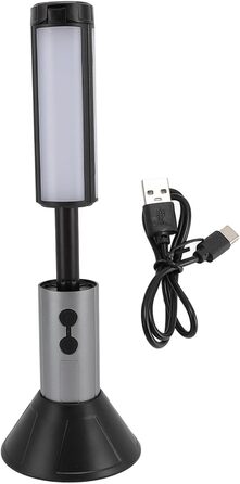 Телескопічний кемпінговий ліхтар Taidda, акумуляторний, 3000 мАг, багатофункціональний портативний ліхтарик з регульованим на 270 градусів лезом лампи та знімним абажуром, для кемпінгу