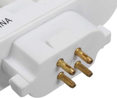 Енергозберігаюча компактна люмінесцентна лампа Allayu FML 27EX-N 27 Вт, 4-контактна лампа з чотирма трубками, 6500K, 4-рядна лампа денного світла (6500k)