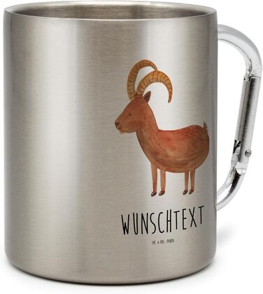 Персоналізована кружка зодіаку Козеріг &quotМістер і місіс Панда&quot - подарунки, подарунок, гороскоп, персоналізований, Козероги, день народження в грудні, коза, з іменем, олень, кавова кружка, чашка