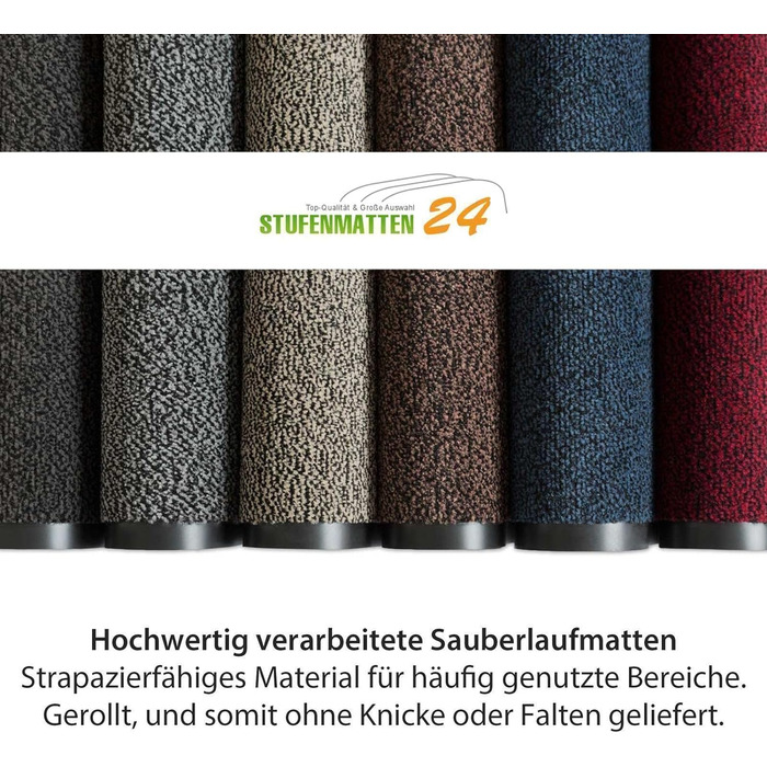 Килимок для захисту від пилу Kettelservice-Metzker Килимок для прибирання Різне Кольори та розміри сіро-чорний строкатий 120 х 180