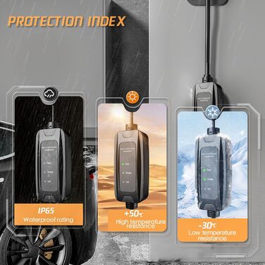 Тип 2 зарядний кабель Schuko 10M, 3,68кВт, 16А, тип 2 зарядний пристрій Schuko зі світлодіодним індикатором Зарядний кабель електр