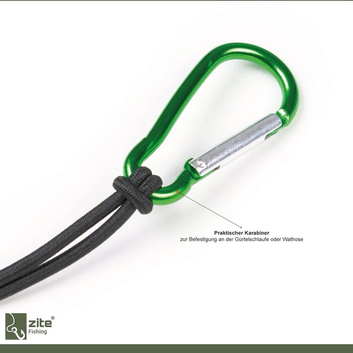 Гумований плавучий підсак Zite Fishing Рибальська сітка для нахлистової та спінінгової ловлі Гумова сітка з гумкою та карабіном, гумований підсак, рибальська сітка