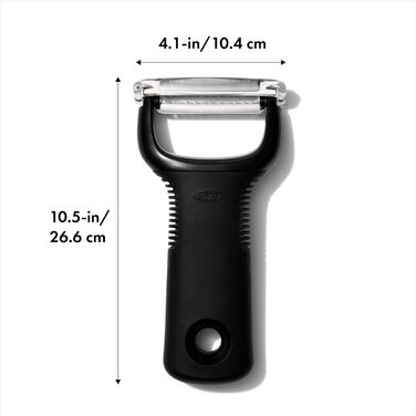 Очищувач OXO Good Grips для смужок жульєну виготовлений з леза чорного жульєну Edesltahl