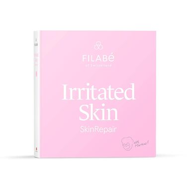 Подразнена шкіра - для догляду за чутливою шкірою з почервоніннями та сухими, подразненими ділянками. Упаковка на 28 днів. Веганський, без добавок - швейцарський, виготовлений компанією Filab зі Швейцарії