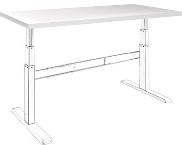 Стільниця Celexon 175x75 см біла міцна меламінова ДСП із захисним краєм для вашого столу довговічна та проста в догляді робоча поверхня для офісу та дому зі стільницею 175 x 75 см