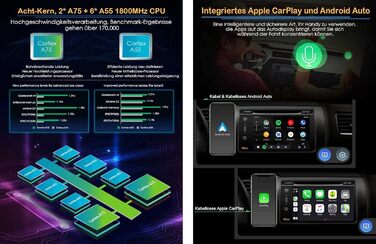 Дюймова автомобільна стереосистема Android 12 для Audi A4 S4 RS4 RNS-E Seat Exeo DSP GPS Navi Carplay Bluetooth A2DP DVB-T/T2 WiFi DABSat NAV 8-ядерний 464 ГБ, 7-