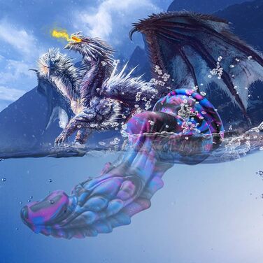 Реалістичний фалоімітатор 22 см, анальний фалоімітатор, товстий, потужна присоска, гра без використання рук, силіконова анальна пробка-монстр, масажер простати, вагінально-анальна гра для жінок, секс-іграшка для пар-початківців Magic