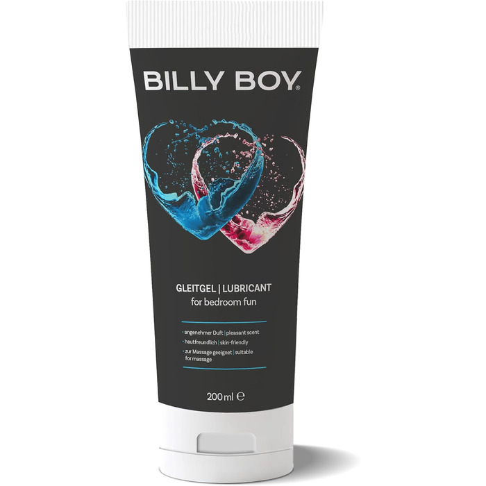 Лубрикант Billy Boy на водній основі, з фруктовим ароматом, 200 мл