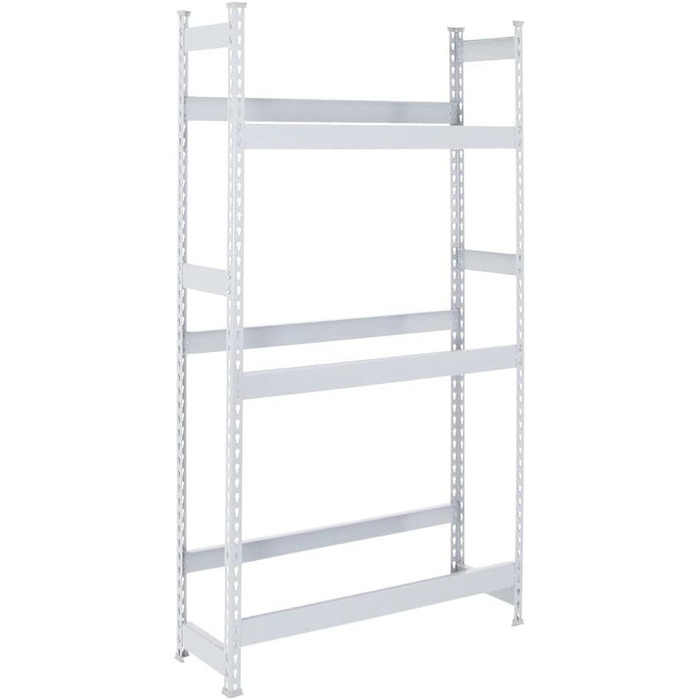 Стелаж для напоїв PROREGAL Camel на 9 ящиків, ВxШxГ 180x100x30 см, вантажопідйомність на полицю 100 кг, сірий, полиця для підвалу, полиця для зберігання, полиця для майстерні, полиця для гаража, сірий, ВxШxГ 180x100x30 см - на 9 ящиків