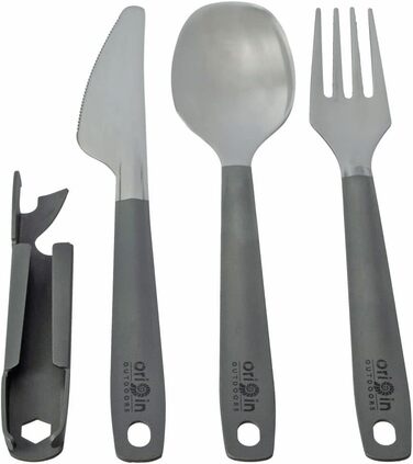 Унісекс Набір титанових столових приборів для дорослих німецької армії, різнокольоровий, один розмір