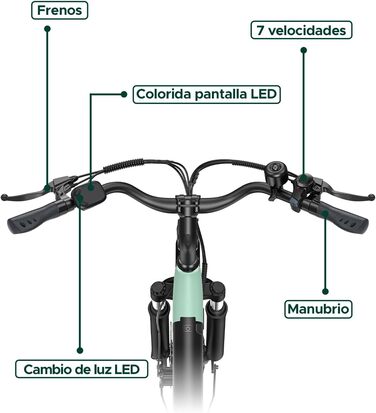 Електровелосипед для міських поїздок HillMiles MileCity1 26"