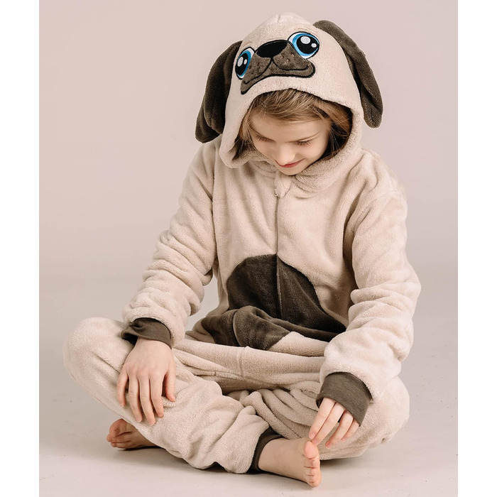 Кігурумі Мопс Wunsy, суперм'який фліс, 6–7 років