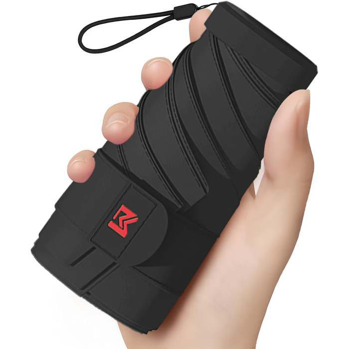 Міні-парасолька Moorrlii Travel для портмоне з чохлом, маленька, компактна, захист від ультрафіолету, сонячного світла, маленька с