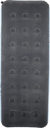 Надувний матрац Bo-Camp, велюр, Air-XL, 1 особа - 200 x 78 x 23 см, зелений/сірий