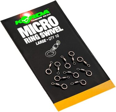 Кільцевий вертлюг Korda для коропового оснащення Micro Rig Ring Swivel Medium