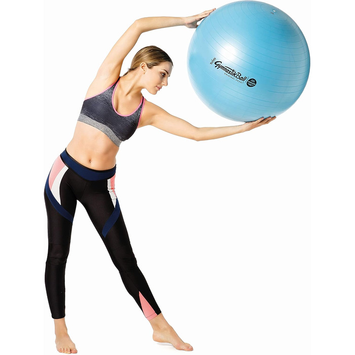 Оригінальний м&39яч для вправ Pezzi Maxafe Ø 42, 53, 65 та 75 см усіх кольорів, включаючи насос для м&39ячів ATC - вантажопідйомність до 400 кг - для фітнесу, реабілітації, терапії, гімнастики та як м&39яч для сидіння в офісі, 65 см 65 см зеленого кольору