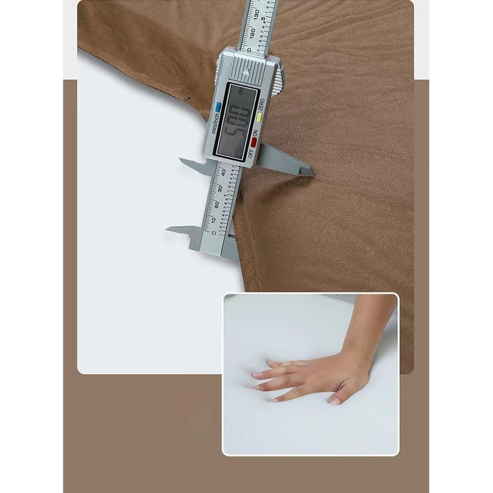 Автомобільний надувний матрац для Audi A1 A3 A4 A5 A6 A7 A8 A4L A6L Q2 Q3 Q5 Q7, портативний потовщений надувний матрац для багажника заднього сидіння, аксесуар для подорожей та кемпінгу, C-коричневий