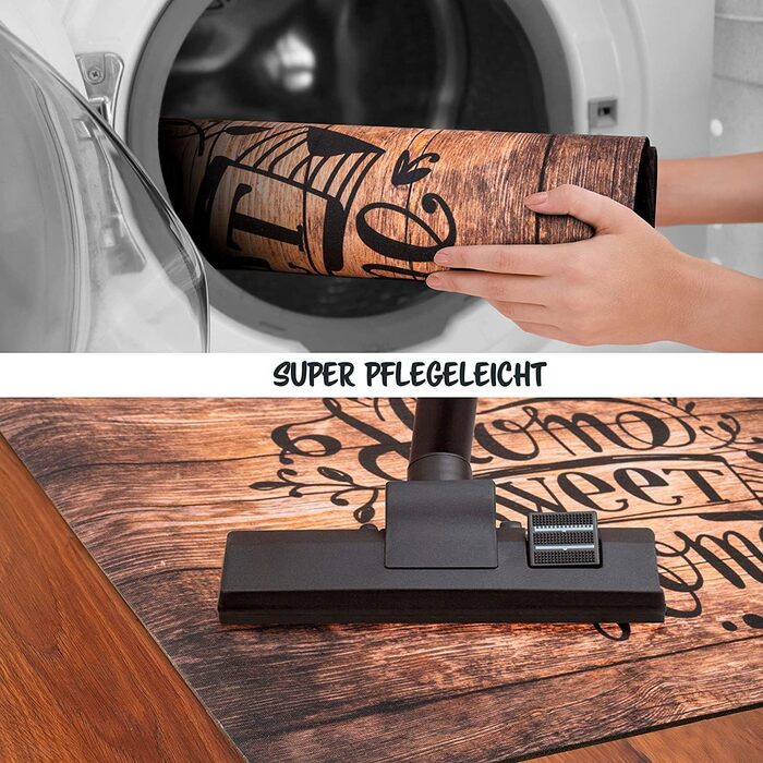 Килимок для внутрішніх дверей, килимок для вулиці, килимок для дверей, слоган &quotHome, Sweet Home&quot, килимок для вхідної зони, килимок Stilingo, килимок для вхідних дверей, 70 x 50 см