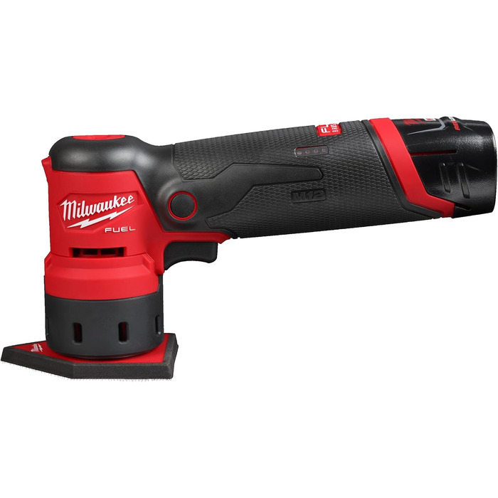 Акумуляторна точкова шліфувальна машина Milwaukee M12 FUEL FDSS-422X, довільна орбітальна шліфувальна машина з п'ятикутним шліфува