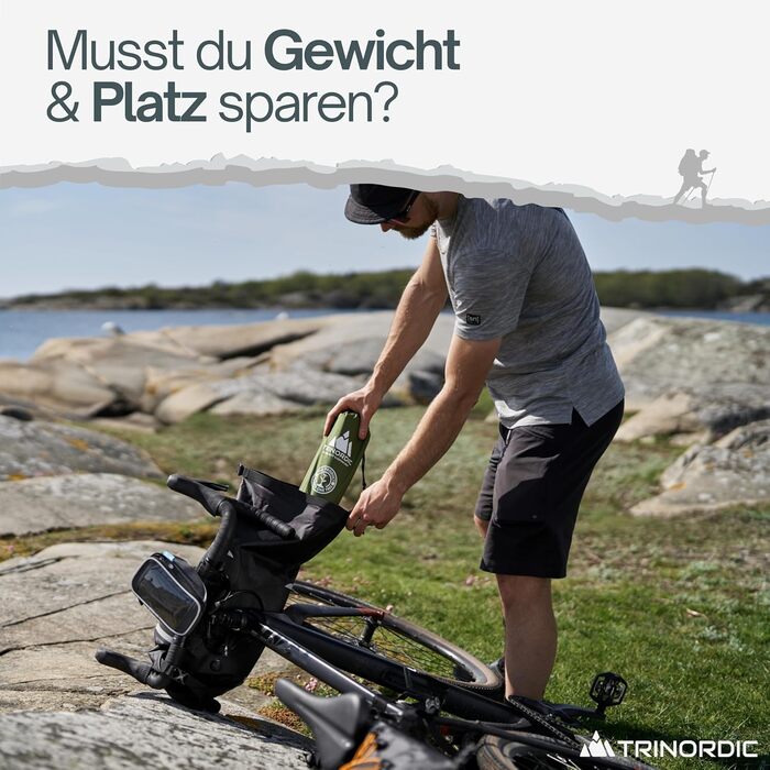 Ультралегкий надувний килимок для сну 550 г невеликий розмір у упаковці, ідеально підходить для піших прогулянок та велопрогулянок