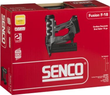 Цвяходер SENCO Fusion F-18 шт. ифтовий для AX 1,2 мм, 1 акумуляторна батарея