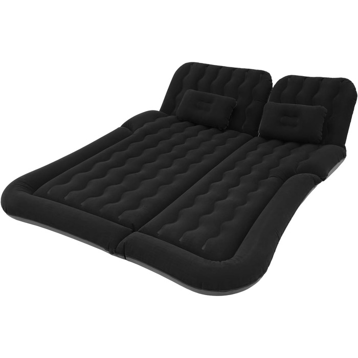 Автомобільний матрац, 174 * 126 см надувний матрац для позашляховика, універсальне автомобільне ліжко, електричний повітряний насос та 2 подушки, надувне автомобільне ліжко для кемпінгу та подорожей