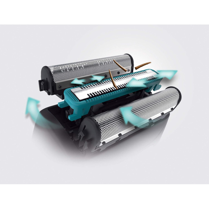Чоловіча електробритва Remington F6 Aqua (бритва для вологого та сухого гоління, 100 водонепроникна, розкладний тример для детального та довгого волосся, літієва батарея 60 хв, функція заряджання через USB) Сітчаста бритва F6000