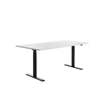Письмовий стіл TOPSTAR E-Table 180x80, чорний/білий