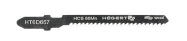 Полотно для електролобзика по дереву , криволінійний різ, (уп/5 шт) HOEGERT 76 (HT6D657)