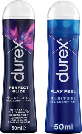 Набір інтимних лубрикантів Durex Play Feel & Perfect Glide, 2×100 мл