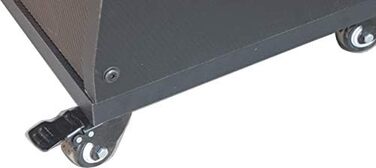 Стіл для аерохокею Twist Max сіро-чорний, мобільний (складаний та мобільний) 6,5 футів - комбінований 2 в 1 стіл для аерохокею та більярду