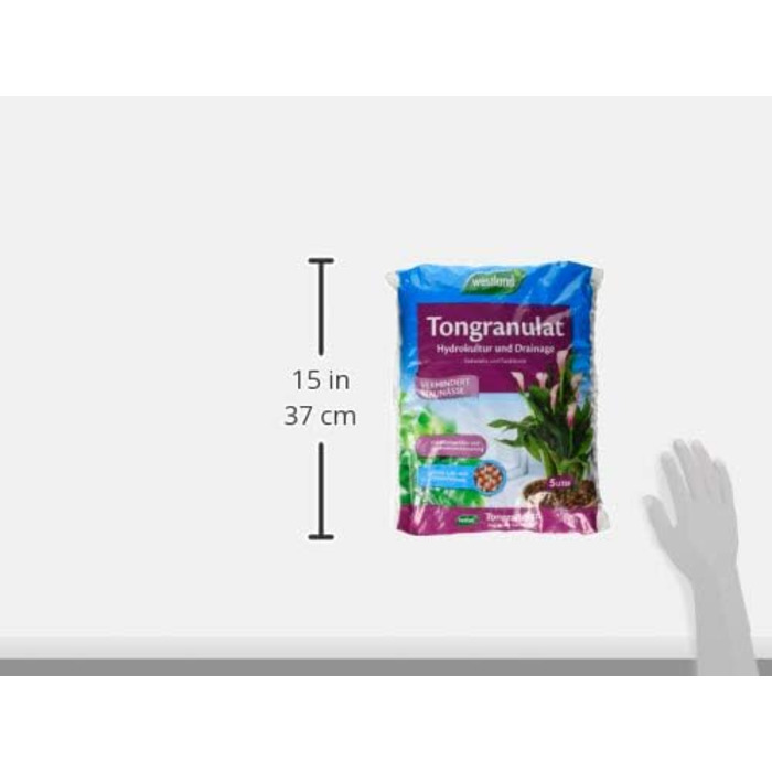 Глиняний гранулят Westland, 5 л рослинний гранулят, ідеальний для гідропоніки, дренажний субстрат без хімічних добавок, для внутрішнього та зовнішнього використання, глина