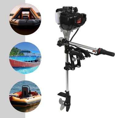 Підвісний бензиновий двигун, 4-тактний 5,5 к.с. Потужний підвісний човновий мотор Електричний підвісний мотор, підвісний мотор Мотор для електрочовна Підвісний мотор