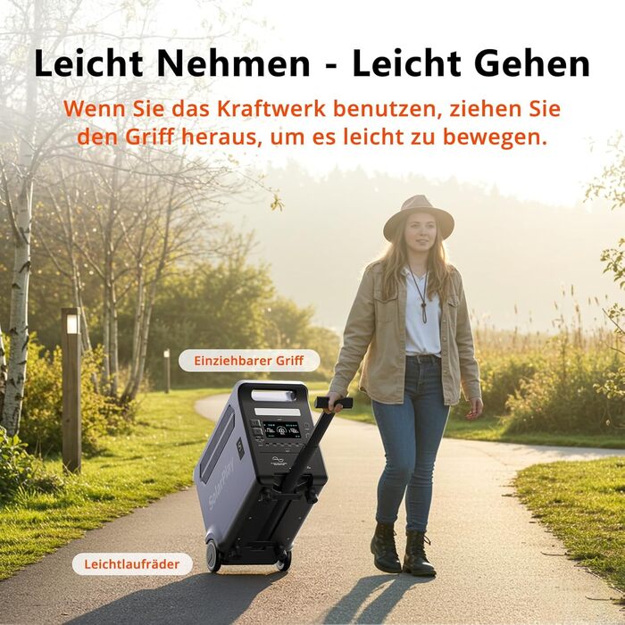 Електростанція SolarPlay Q3600, портативна електростанція потужністю 3840 Втгод з виходом 3 x 230 В змінного струму 3600 Вт, сонячний генератор з LiFePO4, з ДБЖ, швидке сонячне накопичення енергії для автофургонів, кемпінгу, відключень електроенергії Q360