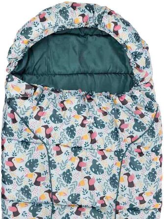 Спальні мішки Trespass Bunka, принт тропічних птахів, один розмір