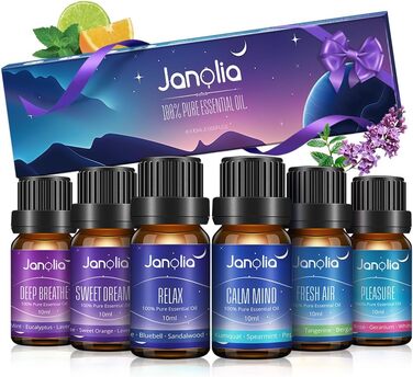 Натуральні ефірні олії для дифузорів, чисті ефірні олії для зволожувачів повітря, набір ефірних олій для дифузорів, ідеальні ароматичні олії для дому, офісу, спа