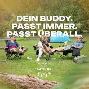 Складане крісло для кемпінгу та крісло-відкидка 2-в-1 180 кг Чорний Сумка-холодильник XXL Складане крісло I Складане крісло I Рибальське крісло Шезлонг для кемпінгу Пляжний шезлонг Складаний Легкий - Рибалка Пляж Фестиваль Відкритий