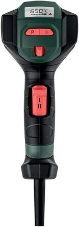 Повітродувка гарячого повітря Metabo HGE 23-650 LCD (603065500) metaBOX 145, об'єм повітря 150 / 500 л/хв, кількість ступенів об'є