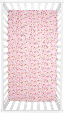 Комплект дитячої постільної білизни Sammy & Lou Floral Sprinkles для дівчаток, 4 предмети, в т.ч. ковдра, простирадло, підодіяльни