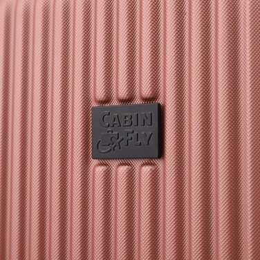 Валіза Cruiser 55 x 40 x 20 см, ручна поклажа Ryanair, дорожня валіза-візок Wizzair Lufthansa SAS British Airways, партія (рожеве золото, 55x40x20 см) 55 x 40 x 20 см, рожеве золото