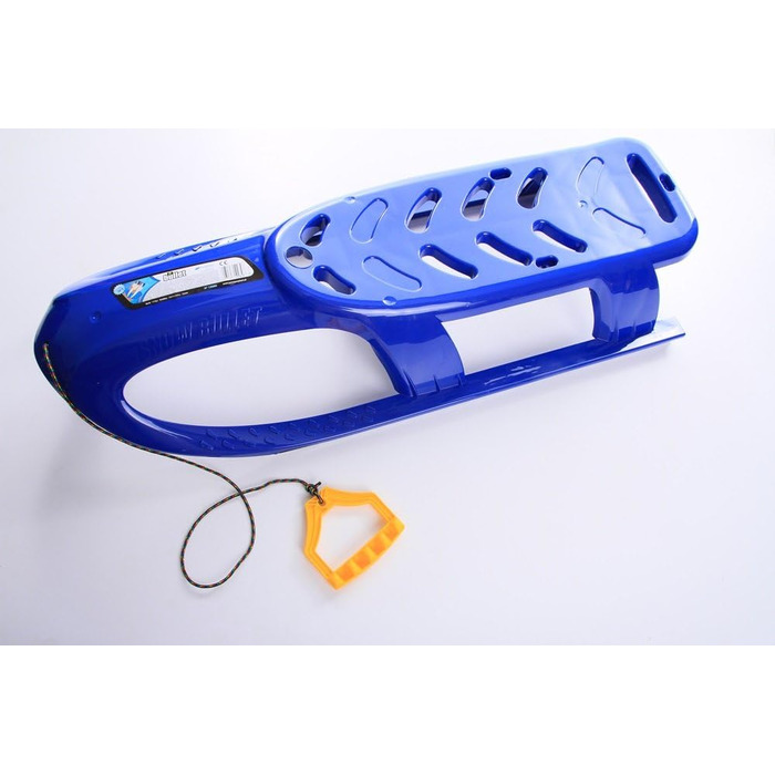 Невідомі санки Дитячі санки з пластикового троса з металевими полозами Bullet 3 кольори (сині)