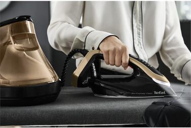 Парова прасувальна станція Tefal GV9820 Pro Express Vision Розумне світлодіодне підсвічування праски Потужний тиск 9 бар 180 г/хв.