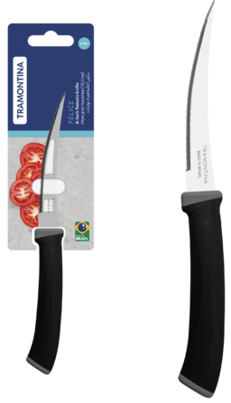 Ніж для томатів Tramontina Felice black, 101 мм (7081467)