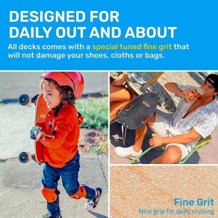 Скейтборд повністю легкий - Міні лонгборд kreuzer скейтборд прозорий клен