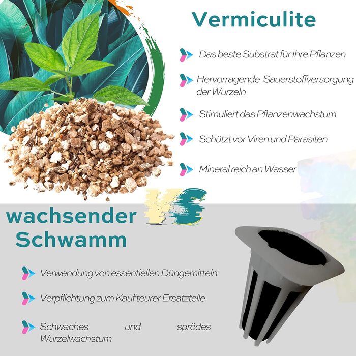 Гідропонні системи культивування зі світлодіодною лампою для рослин - автоматичний таймер для проростання - сигналізація нестачі води, вирощуйте власні ароматичні трави вдома (білий)