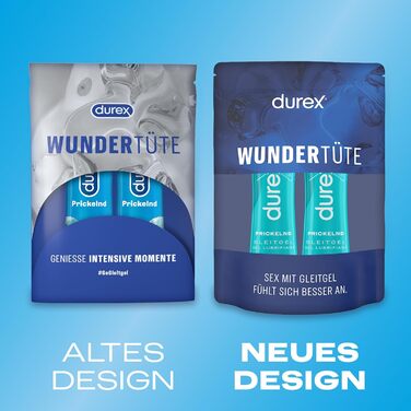 Гель-лубрикант Durex Prickelnd, 2 × 50 мл, на водній основі