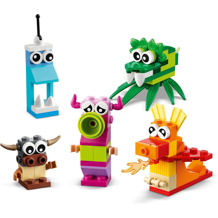 Конструктор LEGO Classic Creative Monsters 11017, 140 деталей