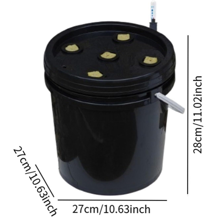 Набір систем вирощування в відрах Набір відер для внутрішнього та зовнішнього використання